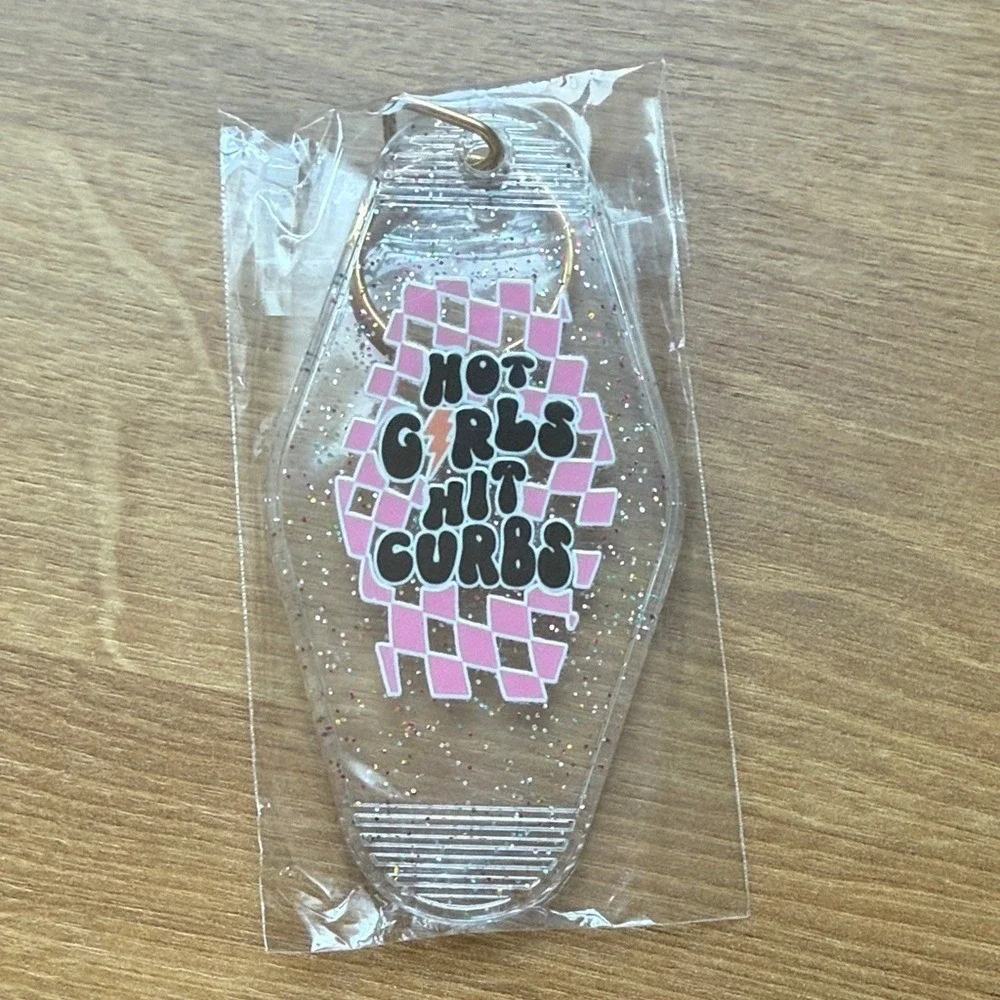 Retro Motel Style Keychain‎ Lot Sassy Phrases Y2K Aesthetic Key Tags NEW